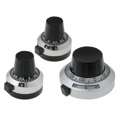 turns counting dial knobs for potentiometer