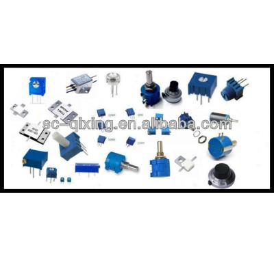 Insulated shaft rotary carbon potentiometers with long shaft